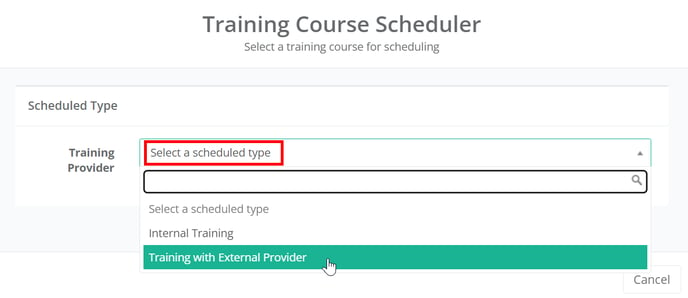 Training Scheduler 2