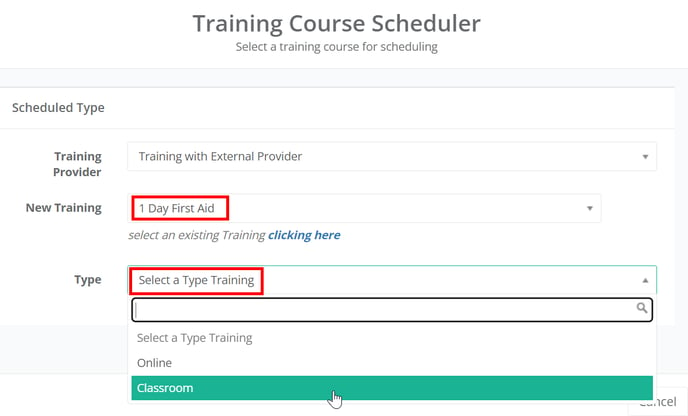 Training Scheduler 3