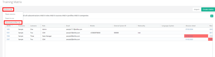 down zip file for hubspot